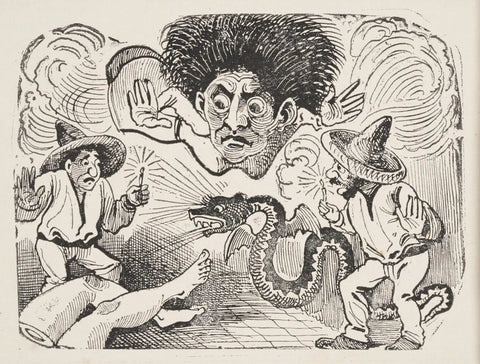 {{ product_title }} Fine Art Print | {{ product_vendor }} Jakero77 Jose Guadalupe Posada - Never Seen Event (1908) - 17" x 22" Fine Art Print Art Print  Jakero77