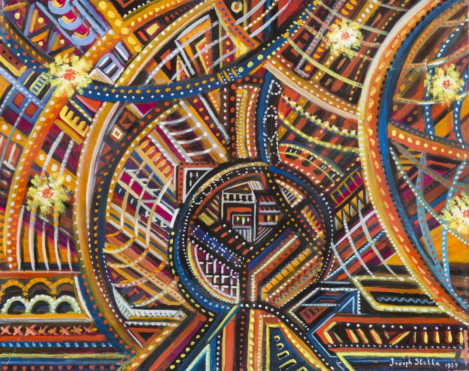 {{ product_title }} Fine Art Print | {{ product_vendor }} Jakero77 Joseph Stella - Another Light to Coney Island (1939) - 17" x 22" Fine Art Print Art Print  Jakero77