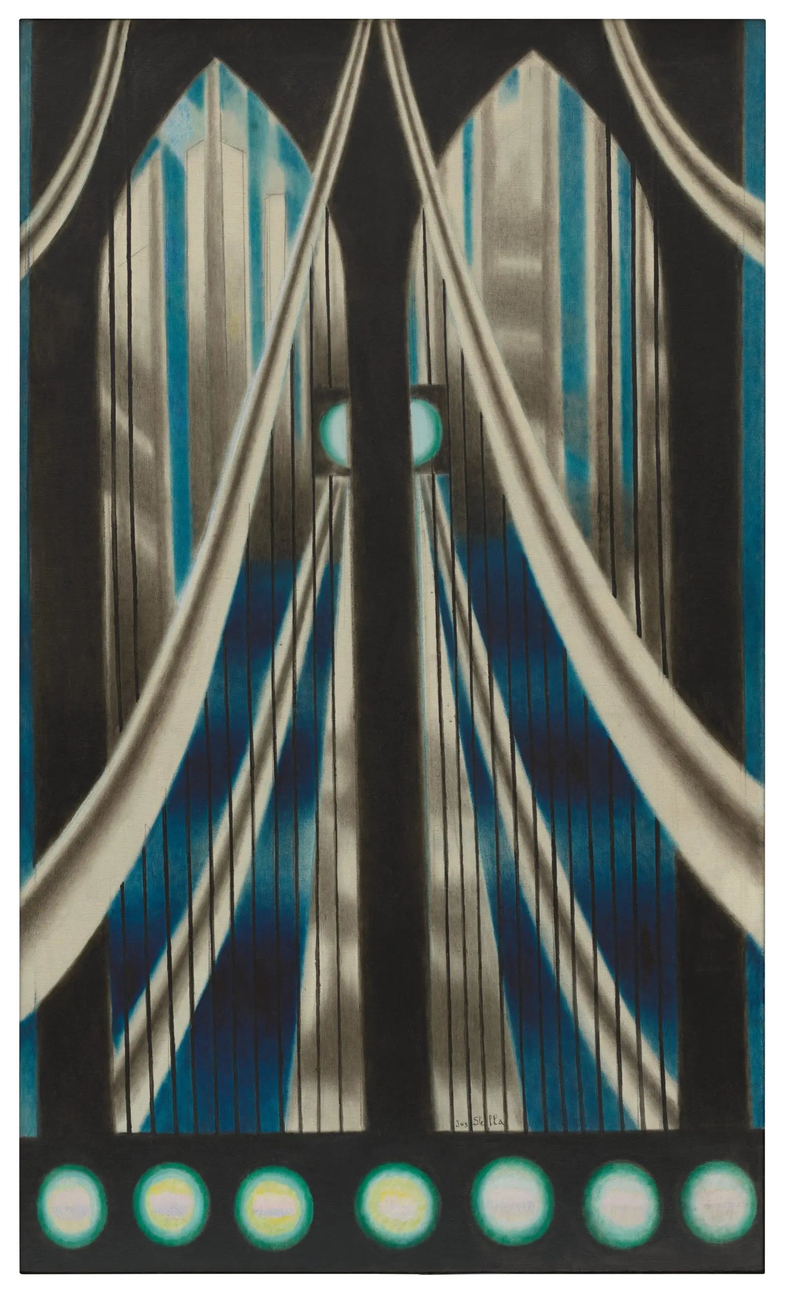 {{ product_title }} Fine Art Print | {{ product_vendor }} Jakero77 Joseph Stella - Bridge (1936) - 17" x 22" Fine Art Print Art Print  Jakero77