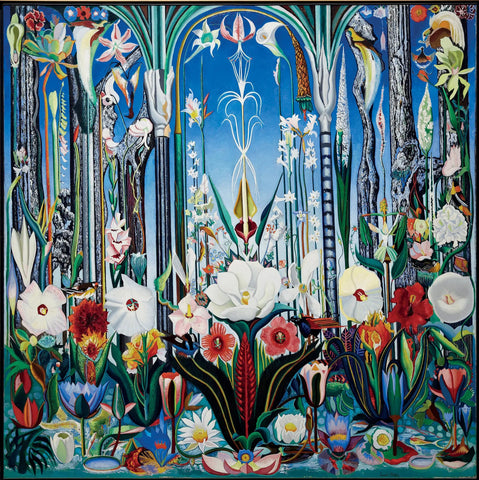 {{ product_title }} Fine Art Print | {{ product_vendor }} Jakero77 Joseph Stella - Flowers, Italy (1931) - 17" x 22" Fine Art Print Art Print  Jakero77