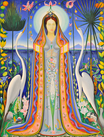 {{ product_title }} Fine Art Print | {{ product_vendor }} Jakero77 Joseph Stella - Purissima (1927) - 17" x 22" Fine Art Print Art Print  Jakero77