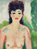 {{ product_title }} Fine Art Print | {{ product_vendor }} Jakero77 Kees van Dongen - Femme au Buste Nu (circa 1920) Nude - 17" x 22" Fine Art Print Art Print  Jakero77