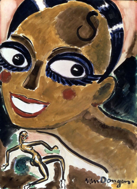 {{ product_title }} Fine Art Print | {{ product_vendor }} Jakero77 Kees van Dongen - Josephine Baker (1925) - 17" x 22" Fine Art Print Art Print  Jakero77