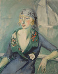 {{ product_title }} Fine Art Print | {{ product_vendor }} Jakero77 Kees van Dongen - The Woman with the Headscarf (1920) - 17" x 22" Fine Art Print Art Print  Jakero77