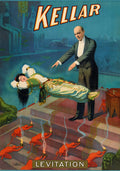 Kellar's Levitation Vintage Magic Magician Poster 1900 Fine Art Print