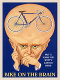 Le Vélo Dixi Cycle Head Vintage Bicycle Poster Print 1920 Fine Art Print