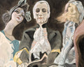 {{ product_title }} Fine Art Print | {{ product_vendor }} Jakero77 Léon Spilliaert - Drie Poppen - Trois Poupées (1931) Dolls Fine Art Print Art Print  Jakero77