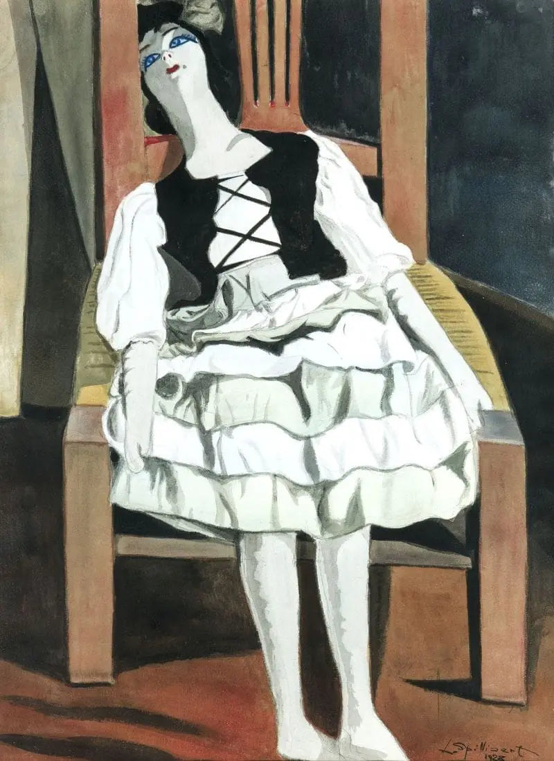 {{ product_title }} Fine Art Print | {{ product_vendor }} Jakero77 Léon Spilliaert - La poupée (1928) The Doll Fine Art Print Art Print  Jakero77