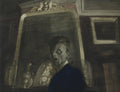 {{ product_title }} Fine Art Print | {{ product_vendor }} Jakero77 Léon Spilliaert - Self Portrait Infront of Mirror (1908) Creepy Fine Art Print Art Print  Jakero77
