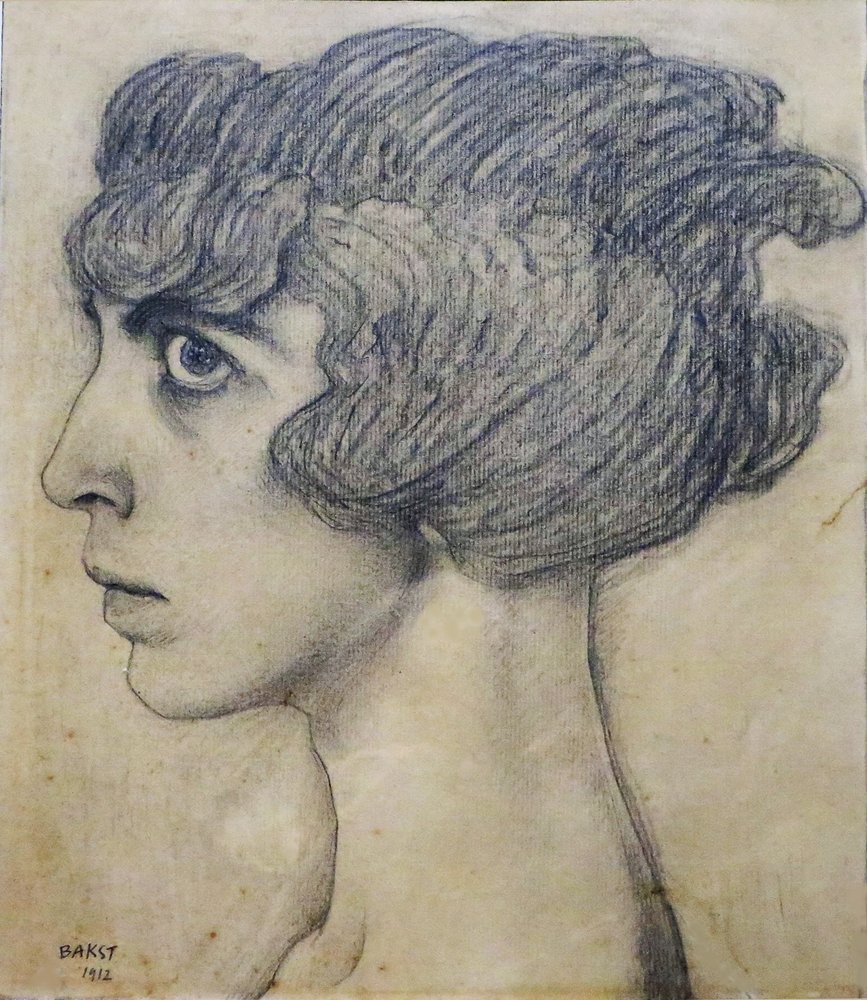 Leon Bakst Portrait of the Marchesa Casati 1912 Fine Art Print