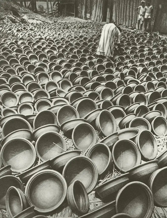 {{ product_title }} Fine Art Print | {{ product_vendor }} Jakero77 Lionel Wendt - At the Pottery Market Ceylon Sri Lanka (1930s) Fine Art Print Art Print  Jakero77