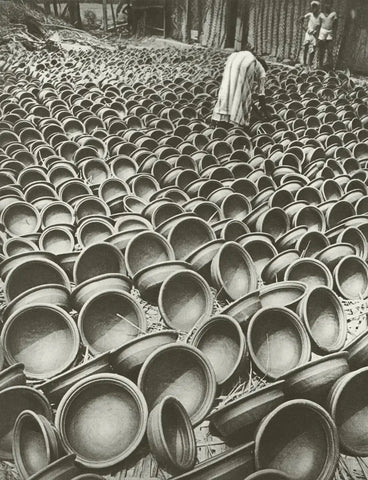 {{ product_title }} Fine Art Print | {{ product_vendor }} Jakero77 Lionel Wendt - At the Pottery Market Ceylon Sri Lanka (1930s) Fine Art Print Art Print  Jakero77