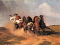 Károly Lotz Five in Hand 1857 Fine Art Print