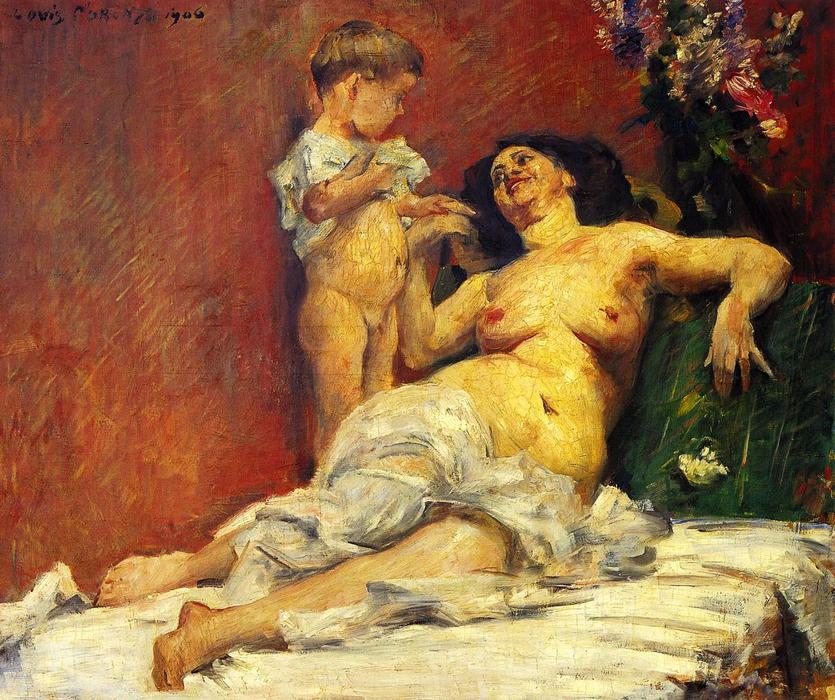 Lovis Corinth Mother and Child 1906 Fine Art Print