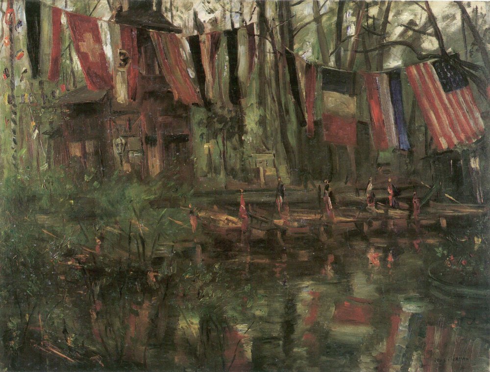 Lovis Corinth The New Pond in the Tiergarten, Berlin 1908 Fine Art Print