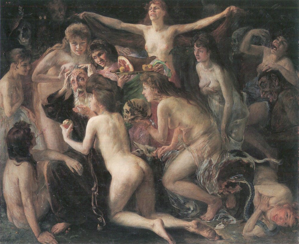 Lovis Corinth The Temptation of Saint Anthony 1897 Fine Art Print