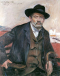 Lovis Corinth Self-Portrait in a Black Hat 1911 Fine Art Print