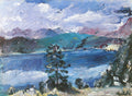 Lovis Corinth The Walchensee with a Larch Tree 1921 Fine Art Print