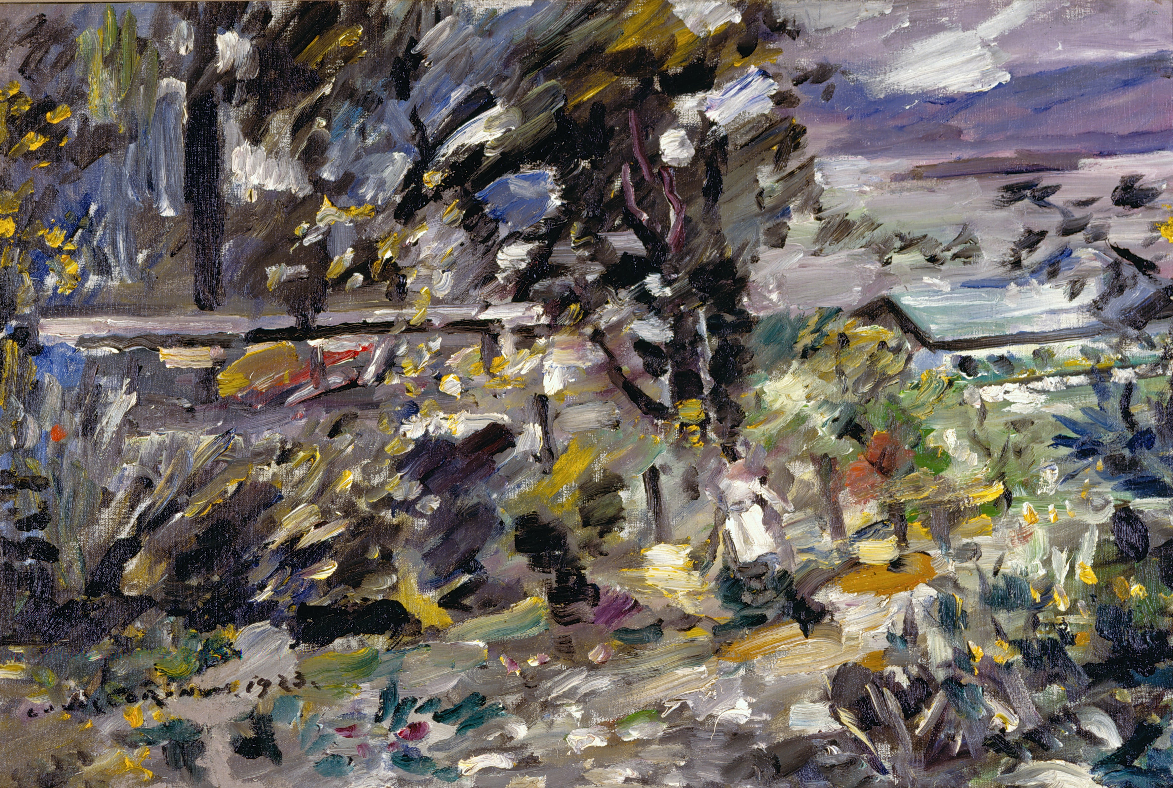 Lovis Corinth The Walchensee, Silberweg 1923 Fine Art Print