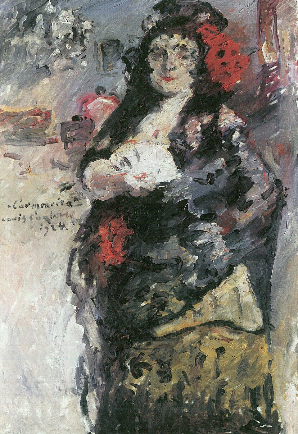 Lovis Corinth Carmencita (Wife of the Artist) 1924 Fine Art Print