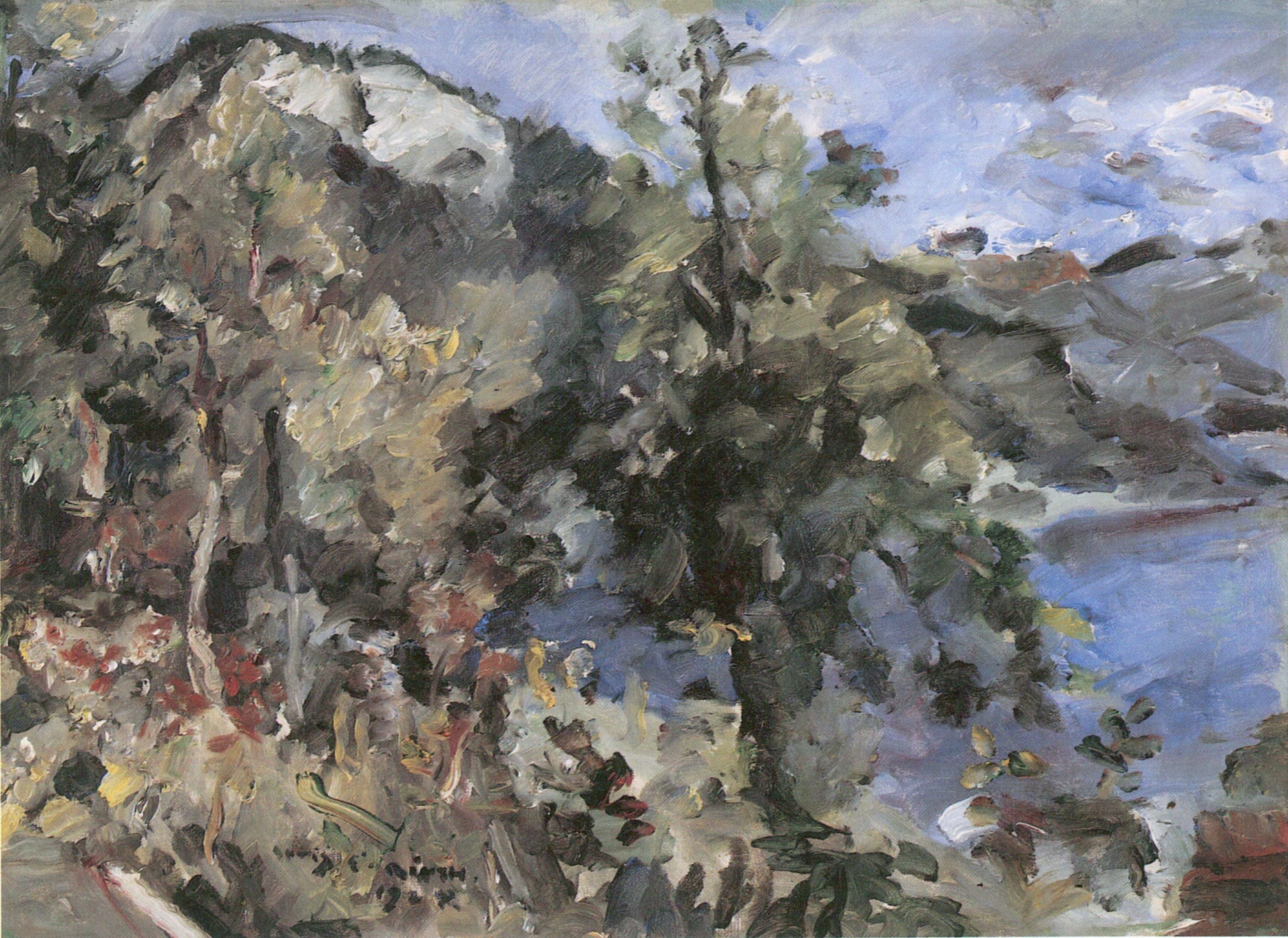 Lovis Corinth The Jochberg and the Walchensee 1924 Fine Art Print