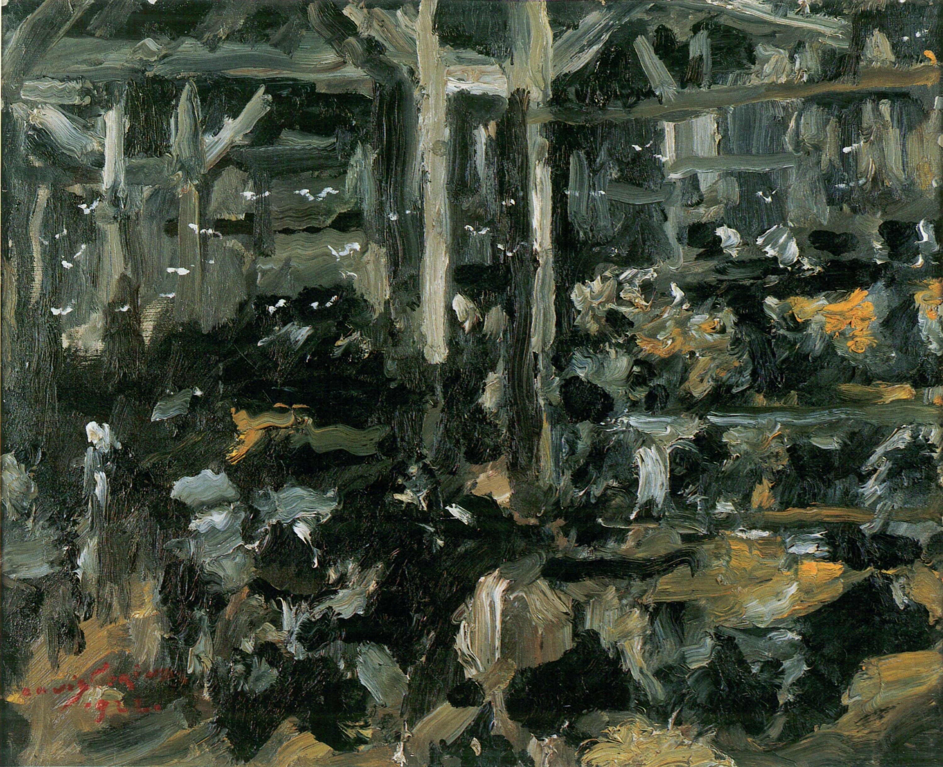 Lovis Corinth Cowshed 1912 Fine Art Print