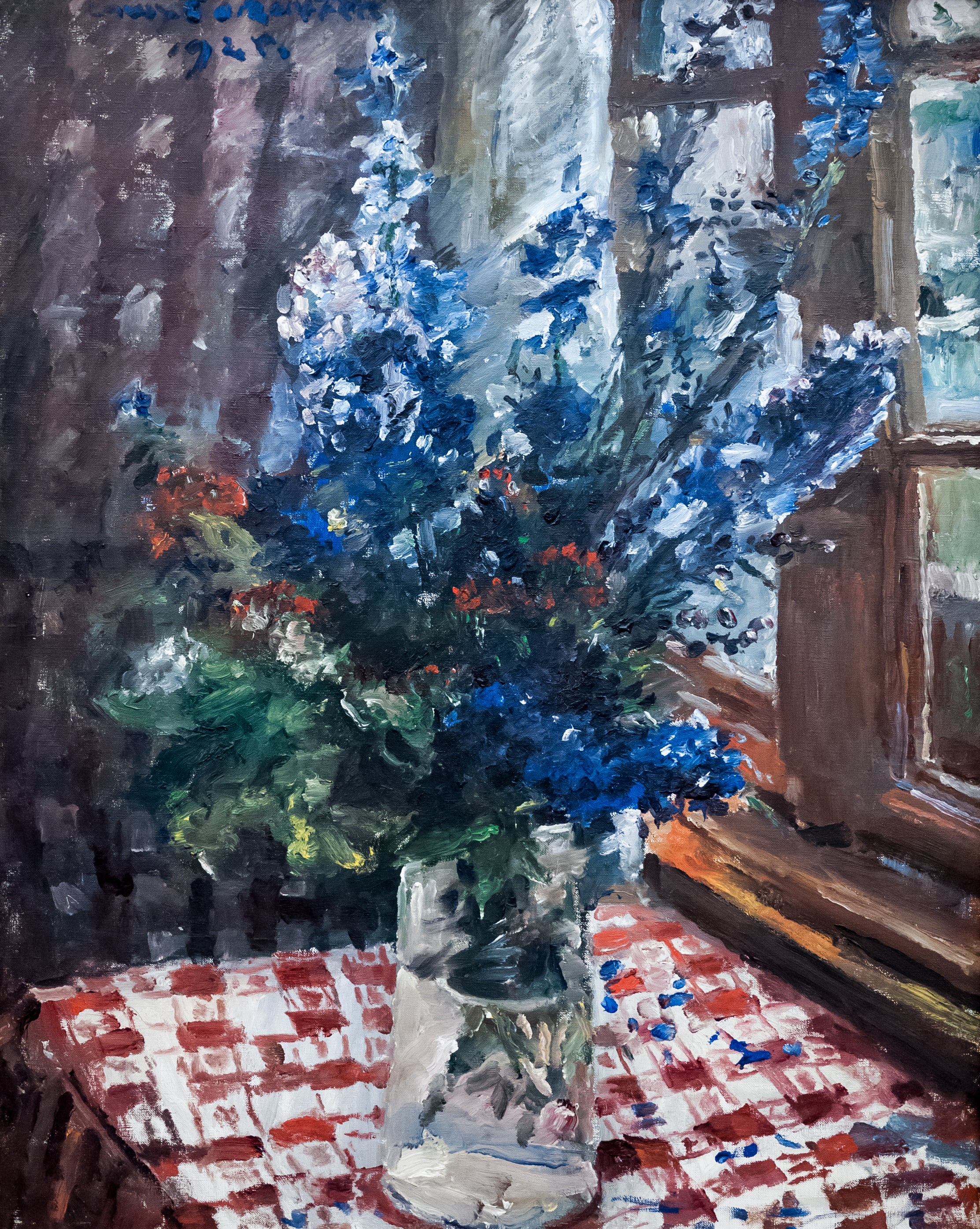 Lovis Corinth Larkspur 1924 Fine Art Print