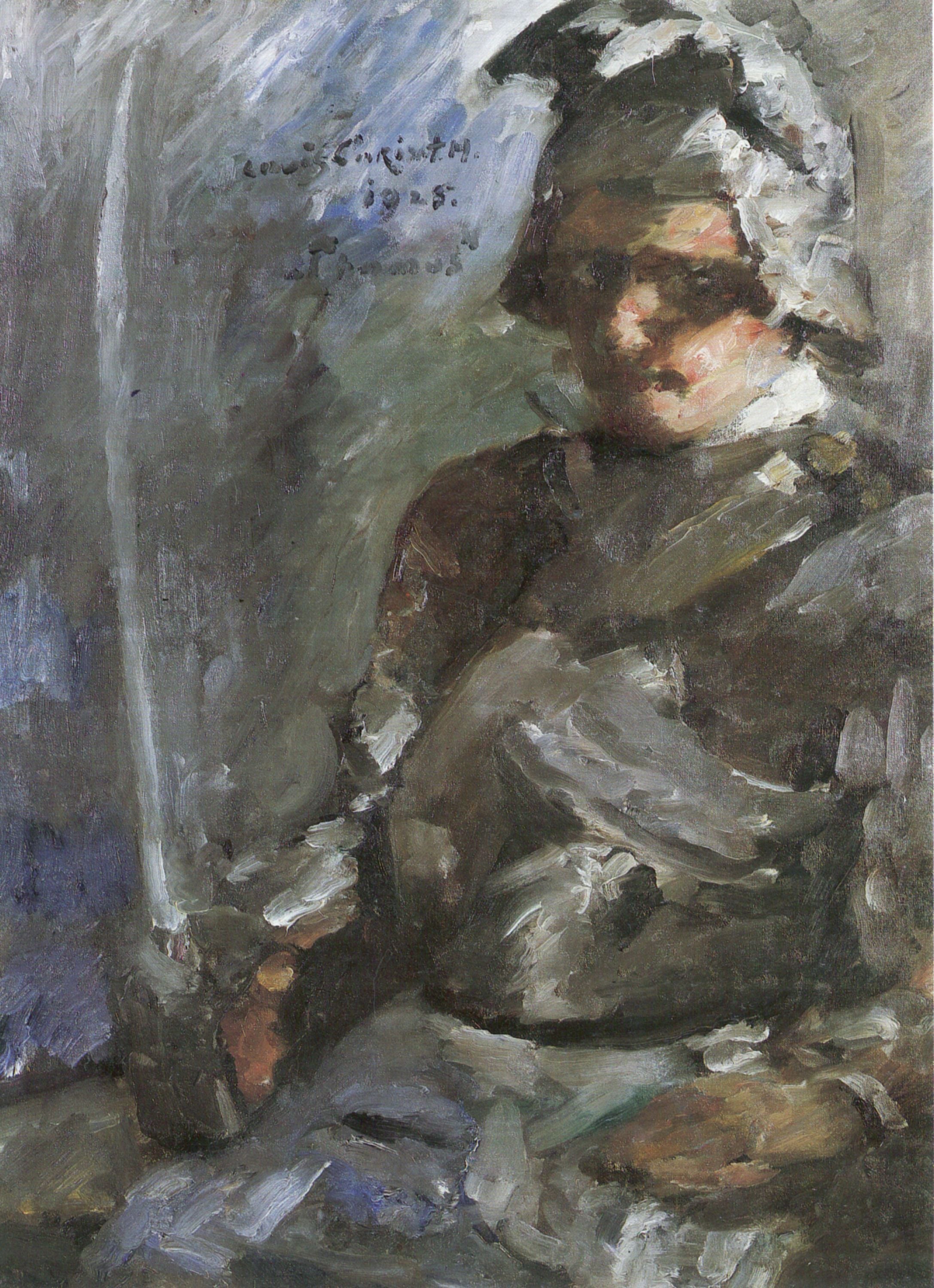 Lovis Corinth Thomas in Armor 1925 Fine Art Print