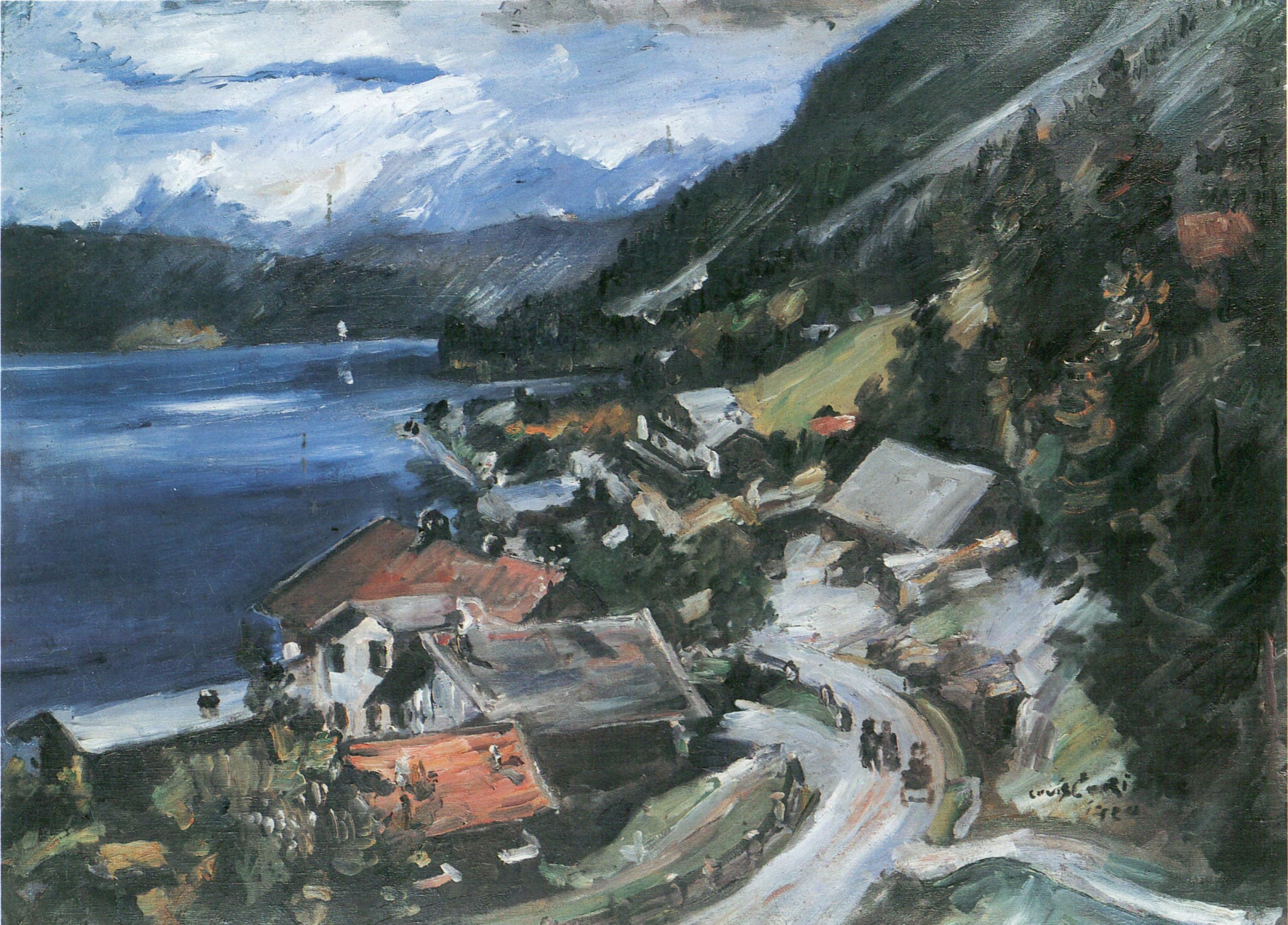 Lovis Corinth The Walchensee, Serpentine 1920 Fine Art Print
