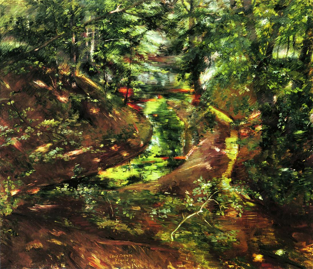 Lovis Corinth In the Woods near Bernried 1892 Fine Art Print