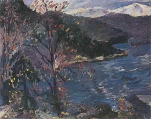 Lovis Corinth Walchensee im Herbst 1922 Fine Art Print
