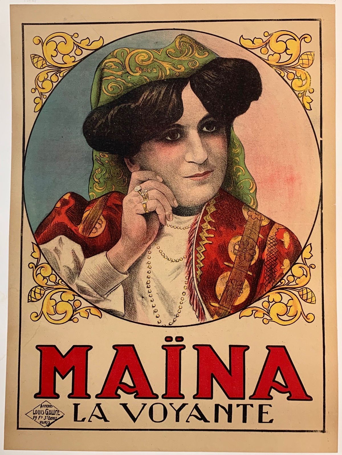 Maina Juan Gypsy Fortune Teller Vintage Style 1930 Fine Art Print