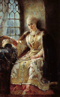Konstantin Makovsky Boyar's Wife at the Window 1885 Fine Art Print