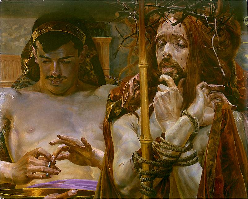 Jacek Malczewski Christ before Pilate 1910 Fine Art Print