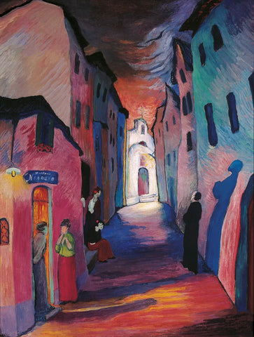 {{ product_title }} Fine Art Print | {{ product_vendor }} Jakero77 Marianne von Werefkin - Ave Maria (1927) - 17" x 22" Fine Art Print Art Print  Jakero77