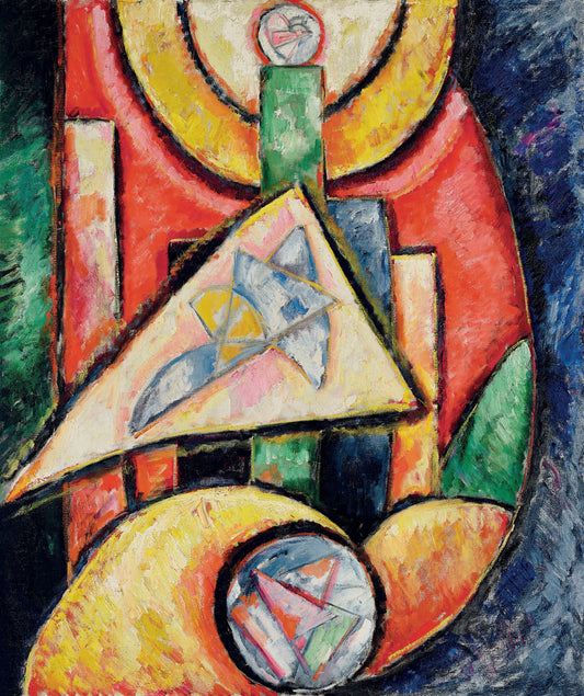 {{ product_title }} Fine Art Print | {{ product_vendor }} Jakero77 Marsden Hartley - Abstraction (1912-13) Fine Art Print Art Print  Jakero77