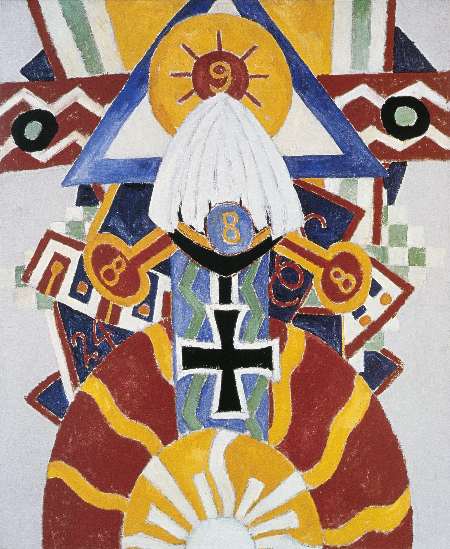 {{ product_title }} Fine Art Print | {{ product_vendor }} Jakero77 Marsden Hartley - Berlin Series No. 49 (1914-15) WW1 Fine Art Print Art Print  Jakero77
