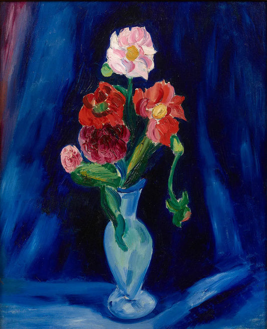 {{ product_title }} Fine Art Print | {{ product_vendor }} Jakero77 Marsden Hartley - Flowers in Crystal Vase (1928-29) Fine Art Print Art Print  Jakero77