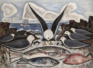 {{ product_title }} Fine Art Print | {{ product_vendor }} Jakero77 Marsden Hartley - Give Us This Day (1938) Fine Art Print Art Print  Jakero77