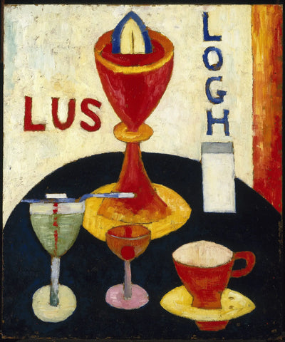 {{ product_title }} Fine Art Print | {{ product_vendor }} Jakero77 Marsden Hartley - Handsome Drinks (1916) Lus Logh Fine Art Print Art Print  Jakero77