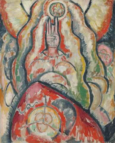 {{ product_title }} Fine Art Print | {{ product_vendor }} Jakero77 Marsden Hartley - Portrait Arrangement No. 2 (1913) Fine Art Print Art Print  Jakero77