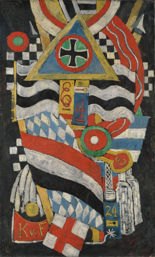 {{ product_title }} Fine Art Print | {{ product_vendor }} Jakero77 Marsden Hartley - Portrait of a German Officer (1914) Fine Art Print Art Print  Jakero77