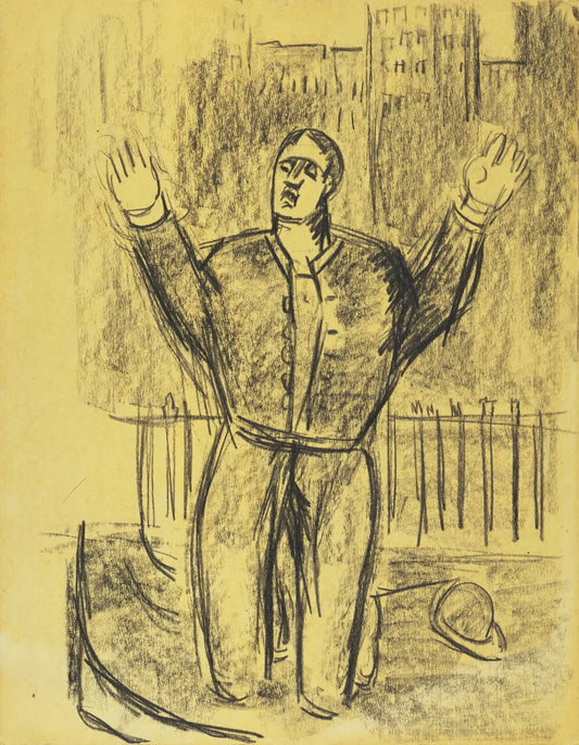 {{ product_title }} Fine Art Print | {{ product_vendor }} Jakero77 Marsden Hartley - Prayer on Park Avenue (1942) New York Fine Art Print Art Print  Jakero77