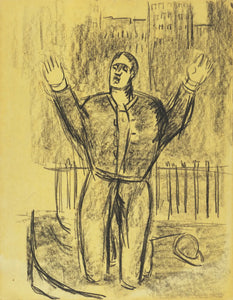 {{ product_title }} Fine Art Print | {{ product_vendor }} Jakero77 Marsden Hartley - Prayer on Park Avenue (1942) New York Fine Art Print Art Print  Jakero77