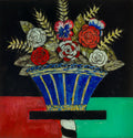 {{ product_title }} Fine Art Print | {{ product_vendor }} Jakero77 Marsden Hartley - Still Life Flower Bouquet (1917) Fine Art Print Art Print  Jakero77