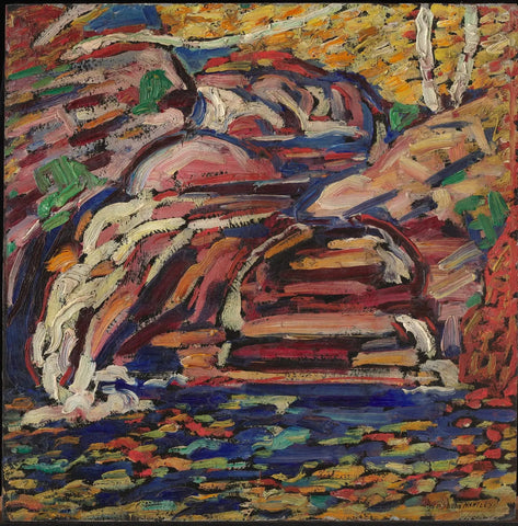 {{ product_title }} Fine Art Print | {{ product_vendor }} Jakero77 Marsden Hartley - Untitled Maine Landscape (1910) Fine Art Print Art Print  Jakero77