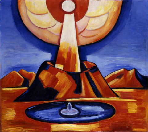 {{ product_title }} Fine Art Print | {{ product_vendor }} Jakero77 Marsden Hartley - Yliaster Paracelsus (1932) Fine Art Print Art Print  Jakero77