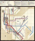 Massimo Vignelli New York City Subway Map Poster 1972 Fine Art Print