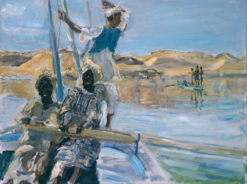 {{ product_title }} Fine Art Print | {{ product_vendor }} Jakero77 Max Slevogt - Pirates (1914) - 17" x 22" Fine Art Print Art Print  Jakero77