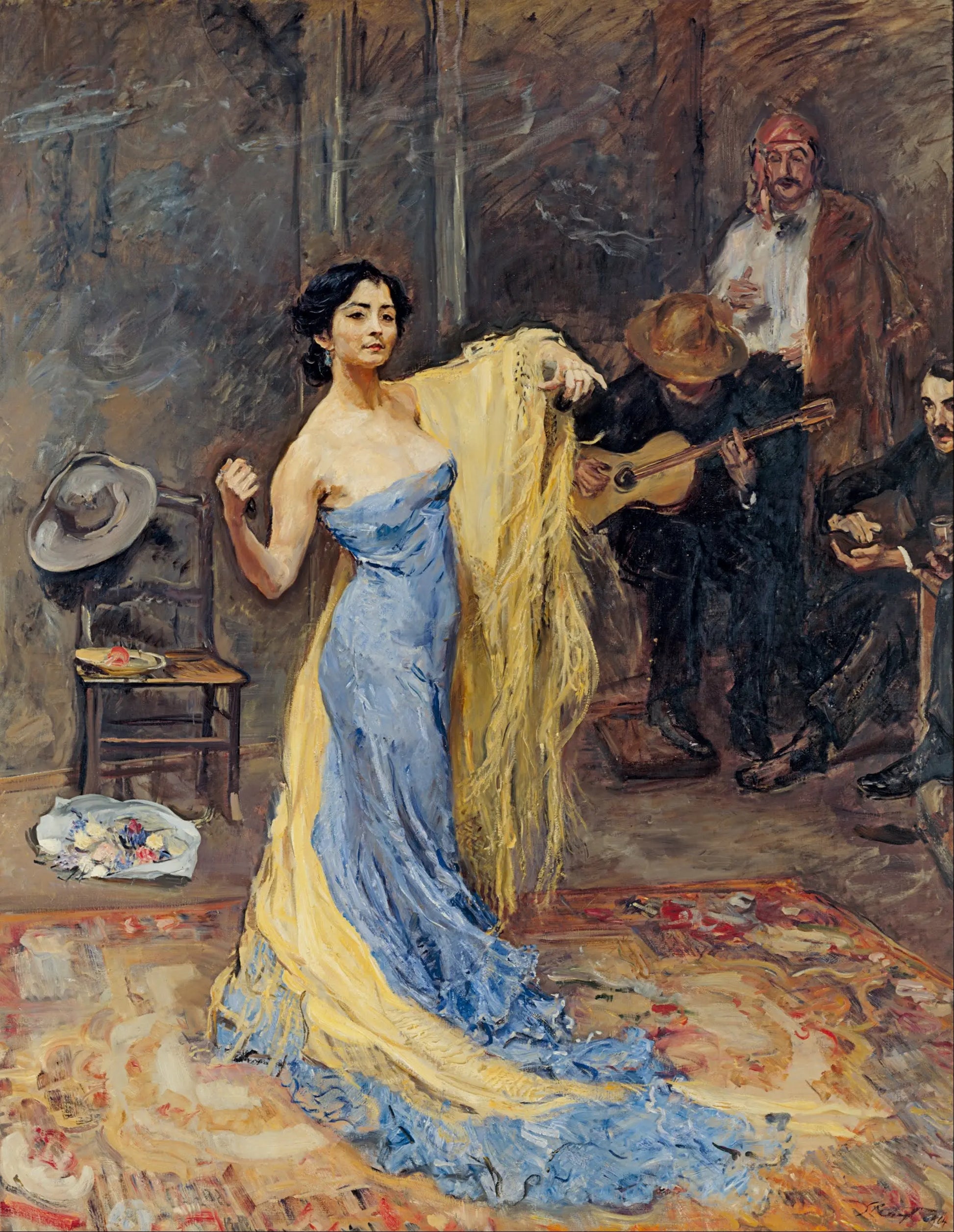 {{ product_title }} Fine Art Print | {{ product_vendor }} Jakero77 Max Slevogt - The Dancer Marietta di Rigardo (1904) - 17" x 22" Fine Art Print Art Print  Jakero77